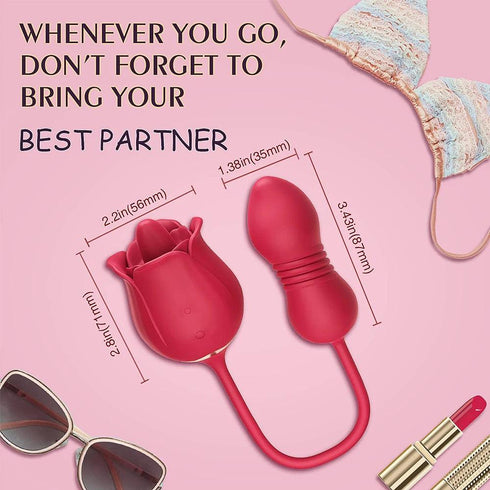 3 in 1 Rose Toy Vibrator